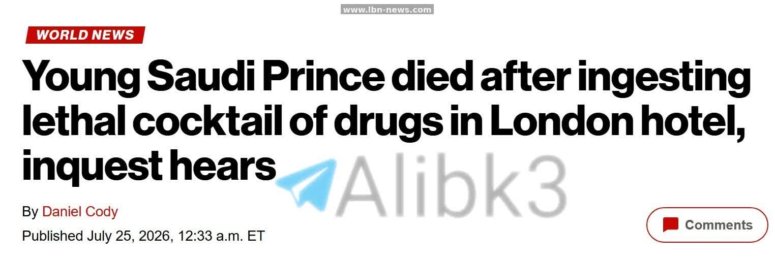 Investigation says Saudi prince died in London hotel