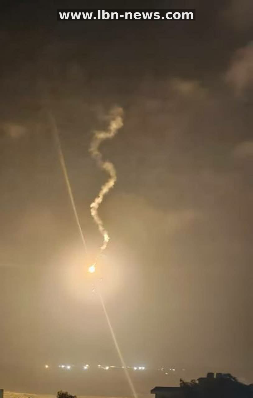 Enemy drops flares over Hula town