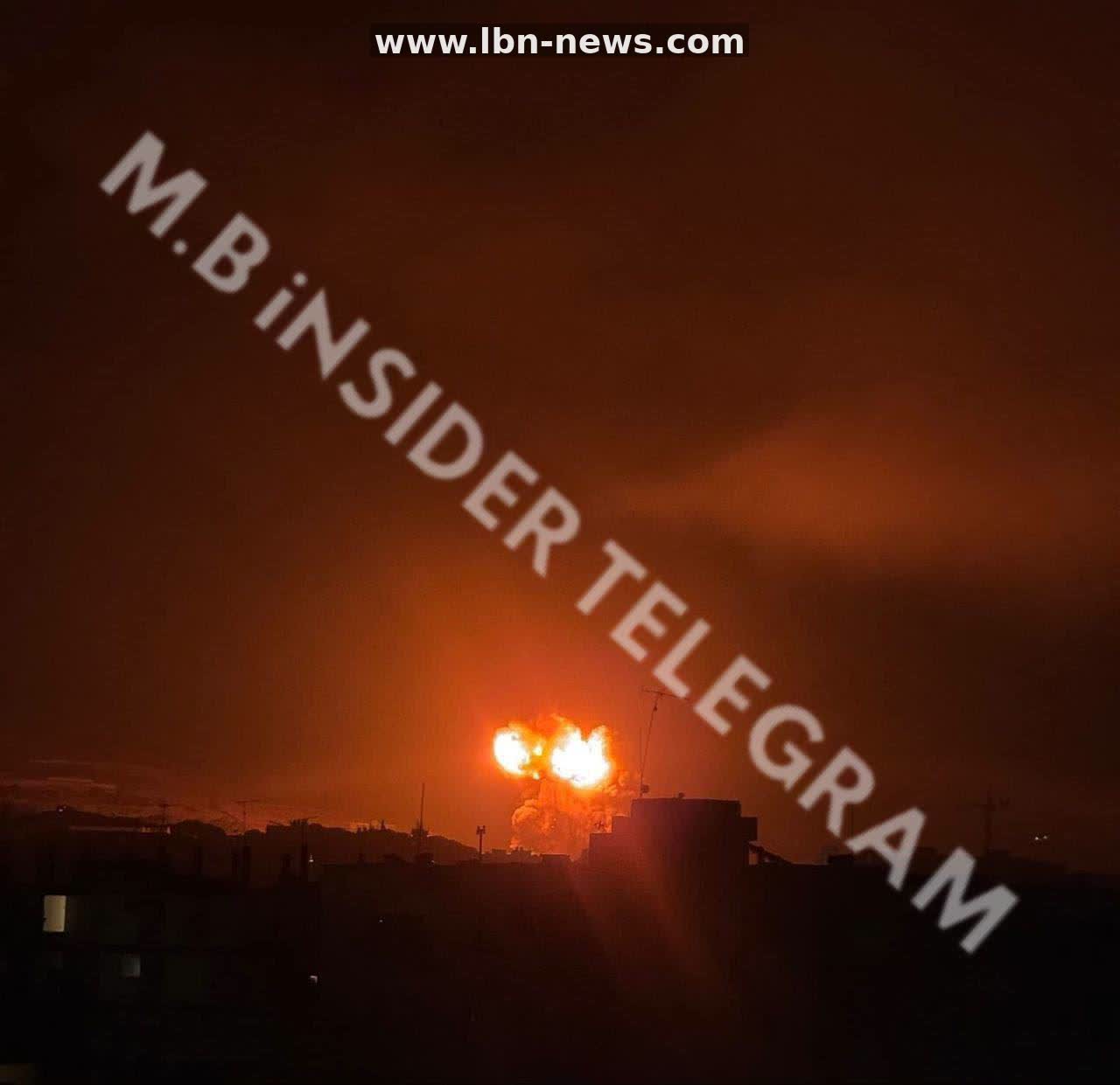 🔴 Air force strikes several towns and areas in south Lebanon